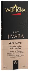 Valrhona God kraftig Mjölkchokladkaka från Valrhona Jivara 40% 70 g - Nostalgiska.se