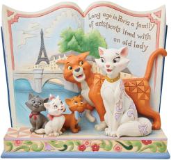 Disney samlarfigur Disney Jul - Aristocats storybook - Nostalgiska.se