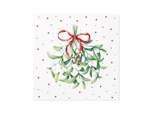  Servett Mistletoe Magic 33x33 cm - Nostalgiska.se