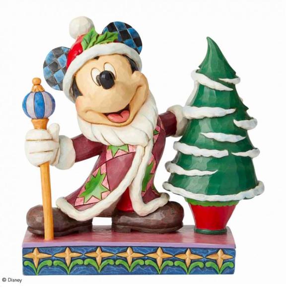 Disney samlarfigur Disney Jul - Musse som Father christmas - Nostalgiska.se