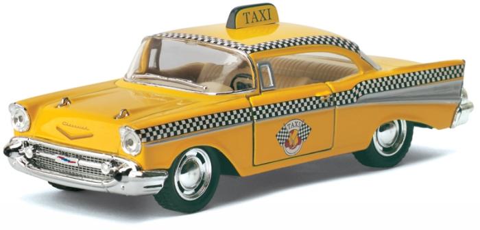 Bild 1,  Modellbil - 1:40 Chevrolet Bel Air Taxi-57 - Nostalgiska.se