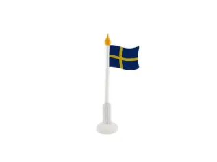  Flaggstång Vit Trä Liten - Nostalgiska.se