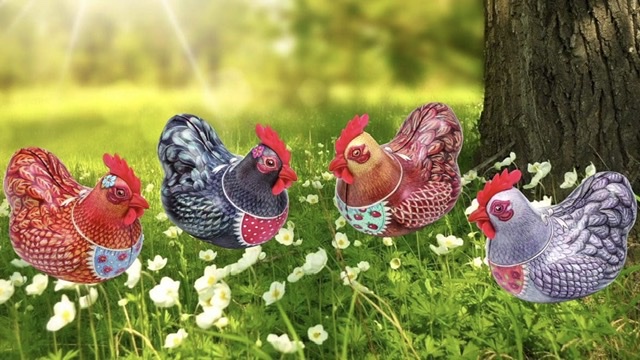  Plåtburk Happy Hens - Nostalgiska.se