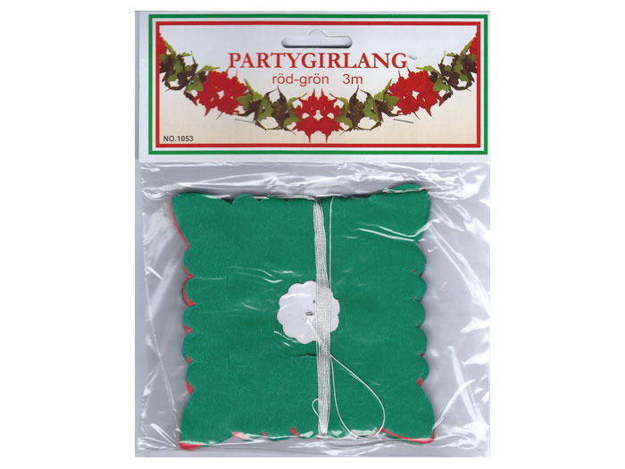 Julgirland röd / grön - Nostalgiska.se