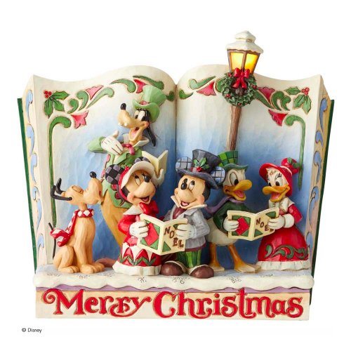 Disney samlarfigur Disney Jul - Julkör sjunger julsånger - Nostalgiska.se