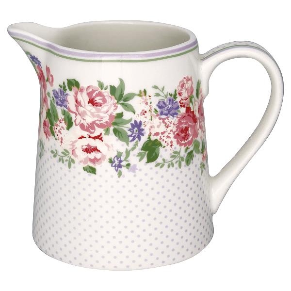 GreenGate Kanna Rose white 0,5 liter - Nostalgiska.se