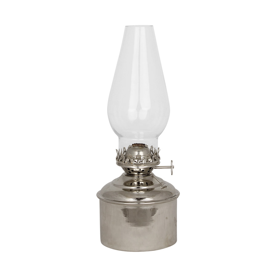 Fotogenlampa nickel - Nostalgiska.se