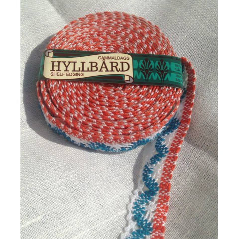 Hyllbård röd-blå - Nostalgiska.se